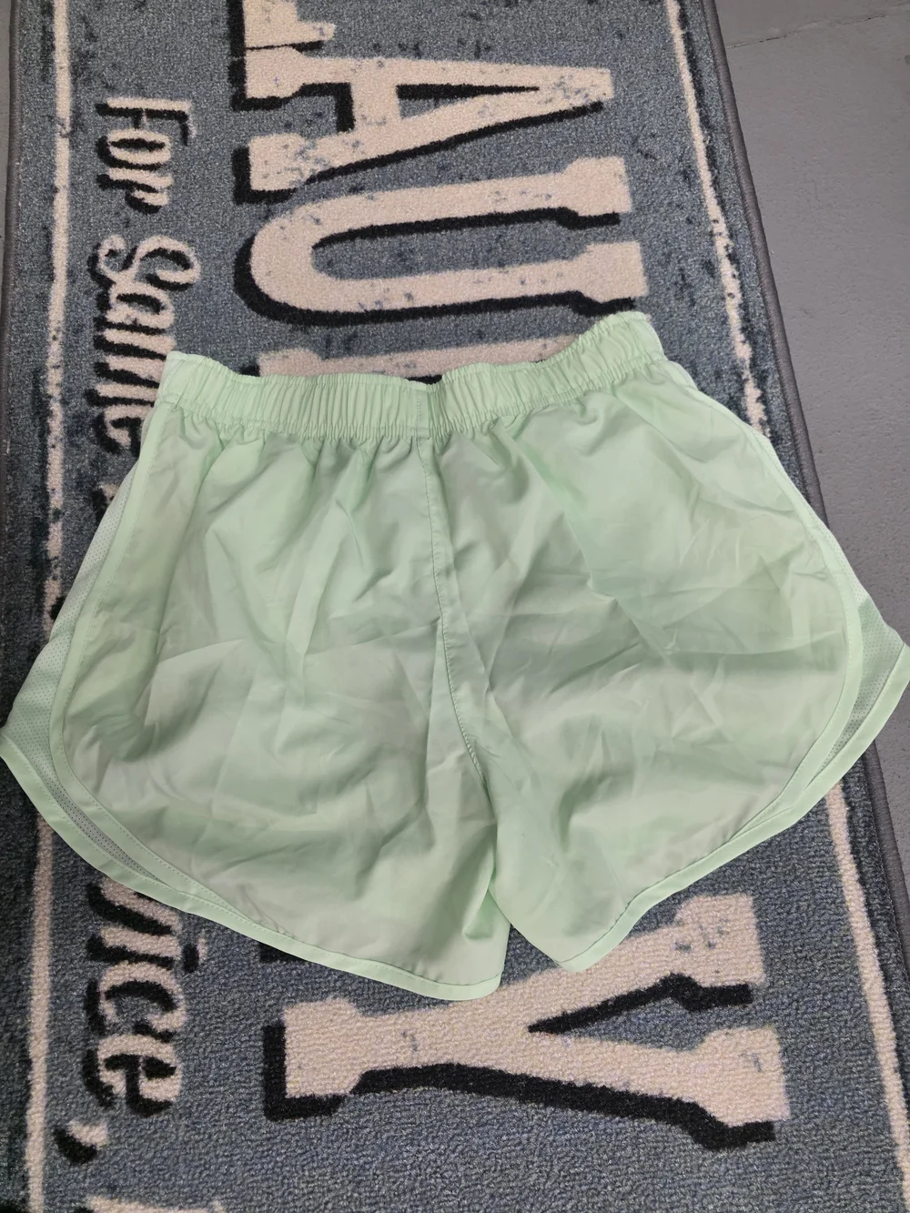 Nike Light Mint Athletic Running Shorts